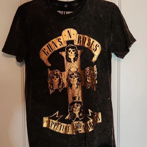 Guns n roses acid wash tshirt - Picture 1 of 5